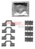 METZGER 109-1827 Accessory Kit, disc brake pads